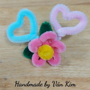 Kẹp tóc kẽm nhung handmade by Vân Kim