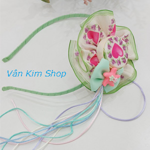 Kẹp tóc kèm cài tóc 2 trong 1 handmade by Vân Kim