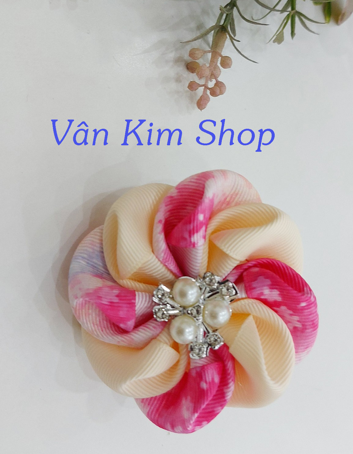 Cột tóc xinh cho bé handmade by Vân Kim